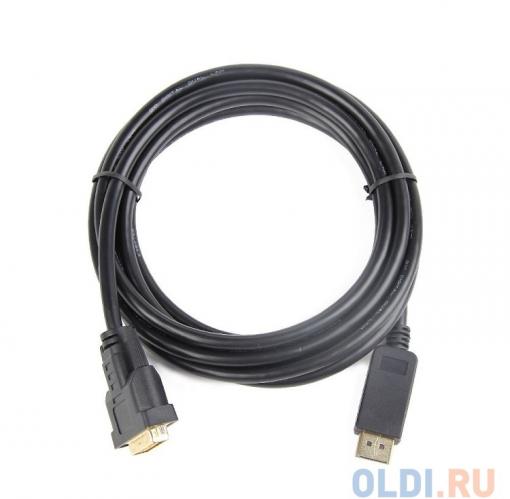 Кабель DisplayPort-DVI Gembird/Cablexpert, 1.8м, 20M/19M, черный, экран, пакет