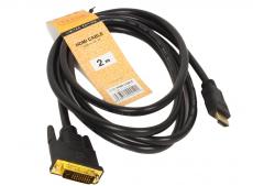 Кабель HDMI to DVI-D (19M -25M) 1.8м, TV-COM (LCG135E-1.8M)