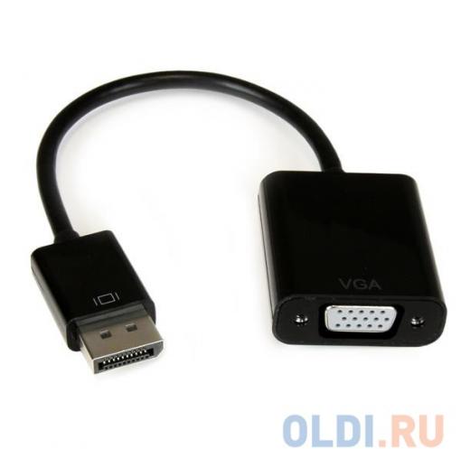 Адаптер Orient C308 (DisplayPort M - VGA 15F, длина 0.2 метра, черный)