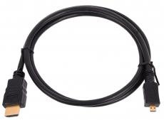 Кабель HDMI to MicroHDMI ver1.4V+3D,1m TV-COM (CG583K-1M)