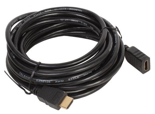 Кабель удлинительный  Telecom 1.4V HDMI-19M/HDMI-19F 5m (CG501D_M/F /VHD6105D-5M)