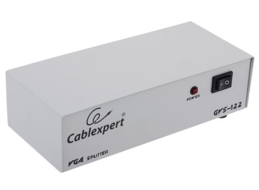 Сплиттер(разветвитель) Gembird VGA 1 -2 Multi Splitter GVS122 HD15F/2x15F, 1комп.-2 монитора