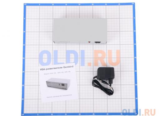Сплиттер(разветвитель) Gembird VGA 1 -2 Multi Splitter GVS122 HD15F/2x15F, 1комп.-2 монитора