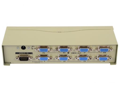 Разветвитель VGA 1 to 8 VS-98A Vpro mod:DD128 350MHz (VDS8017)