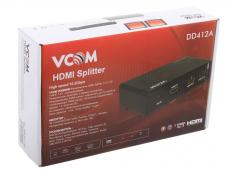 Разветвитель HDMI Spliitter 1=)2 3D Full-HD VCOM 1.4v HDP102 [VDS8040D] каскадируемый сплиттер на 2 монитора/телевизора