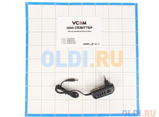 Разветвитель HDMI Spliitter 1=)4 3D Full-HD VCOM 1.4v [VDS8040D] каскадируемый сплиттер на 4 монитора/телевизора
