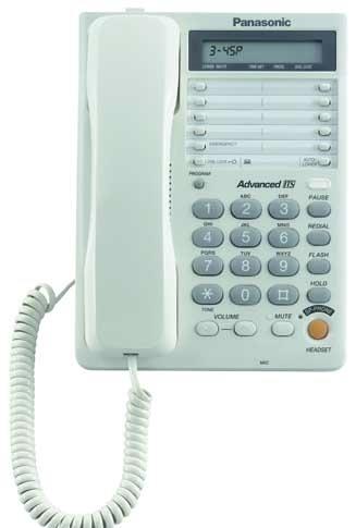 Телефон Panasonic KX-TS2365RUB ЖКИ, спикер, автодозвон, память 28