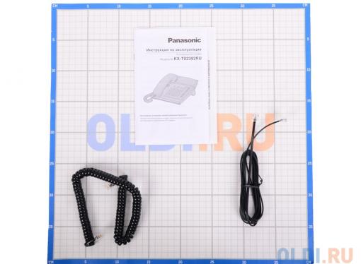 Телефон Panasonic KX-TS2382RUB Спикер, память 20