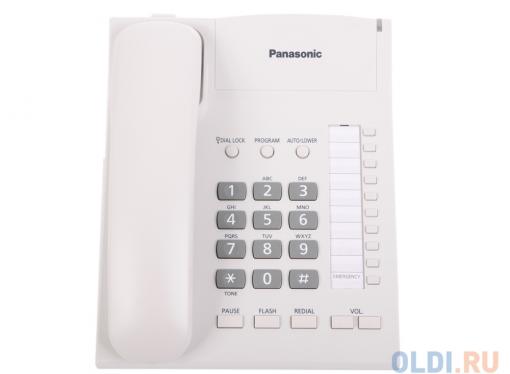 Телефон Panasonic KX-TS2382RUW Спикер, память 20