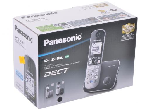 Телефон DECT Panasonic KX-TG6811RUB Функция радио-няня (доступна при наличии второй и более трубок)