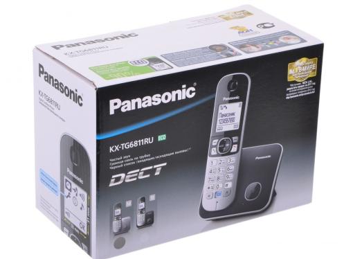 Телефон DECT Panasonic KX-TG6811RUM Функция радио-няня (доступна при наличии второй и более трубок)