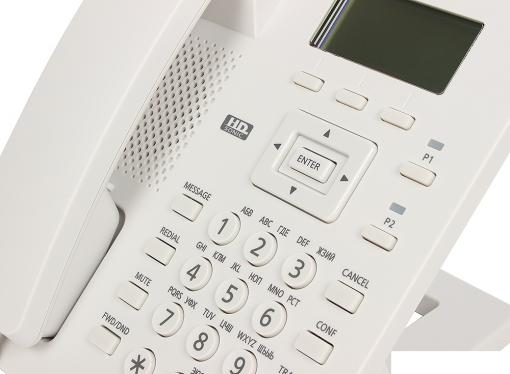 Телефон IP Panasonic KX-HDV100RU SIP Цифр. IP-телефон, VoIP, Ethernet, Память 500, Звук HD
