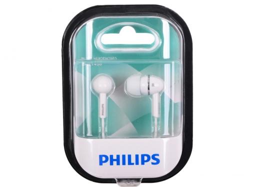 Наушники Philips SHE1450WT/51 White вкладыши