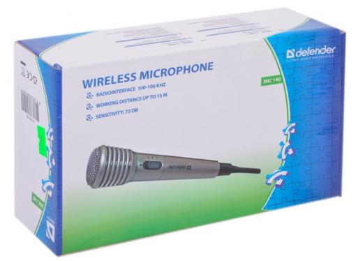 Микрофон Defender MIC-140 Беспроводной