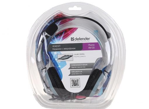 Гарнитура Defender HN-928 Регулят. громк., 3м кабель