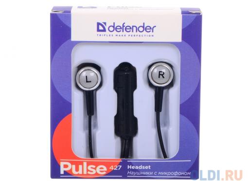 Гарнитура Defender Pulse-427 4-пин 3,5 мм jack, кабель-1,2м