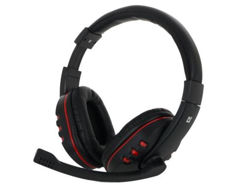Гарнитура Defender Warhead G-160 черный, кабель 2,5 м