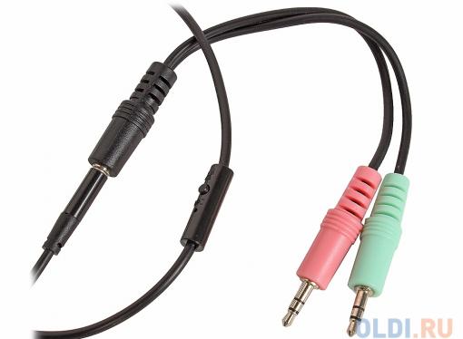 Гарнитура Defender Accord-170 черный, кабель 1,2 м