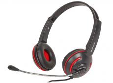 Гарнитура Defender Aura-115  черный, кабель 2 м