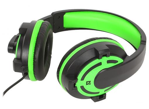Гарнитура Defender Warhead G-300 зеленый 2.5 м.