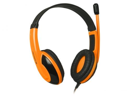 Гарнитура Defender Warhead G-120 черно-оранжевый 2м