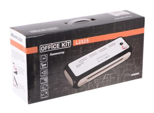 Ламинатор Office Kit L2325 A4 2х250 (пленка 60-250мкм) 37,5см/мин, 4 вала, холодн.лам., лам.фото, ABS система разжатия валов, плавная регулировка t
