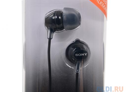 Наушники SONY MDR-EX15LPB вкладыши, цвет черный