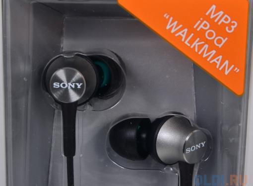 Наушники SONY MDR-EX450H вкладыши, цвет черный