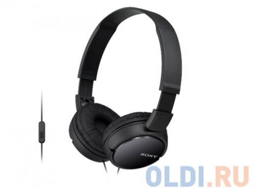 Наушники SONY MDR-ZX110B накладные, цвет черный