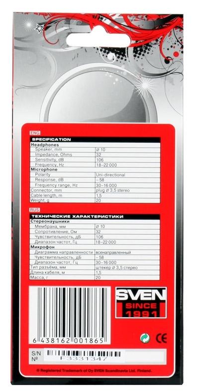 Наушники SVEN SEB-26BK