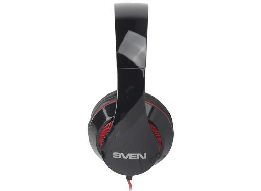 Гарнитура SVEN AP-940MV наушники: 18 – 20000,микрофон: 30 – 16000, 1,2м черно- красные