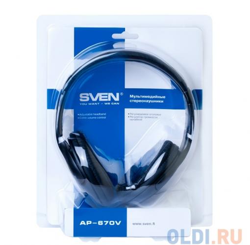 Наушники SVEN AP-670V, черный