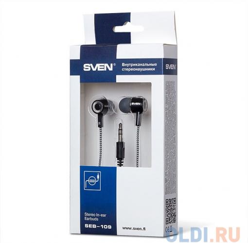 Наушники SVEN SEB-109, черный-серый