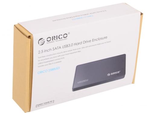 Внешний контейнер для HDD Orico 2588US3-SV (серебристый) 2.5