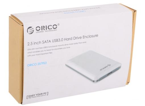 Внешний контейнер для HDD Orico 2579S3-WH (белый) 2.5