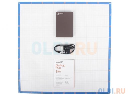 Внешний жесткий диск Seagate Backup Plus Slim 1Tb Silver (STDR1000201)