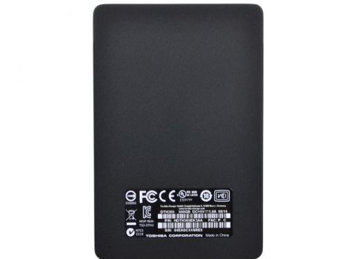 Внешний жесткий диск Toshiba Canvio Alu S3  500Gb Black (HDTH305EK3AA)