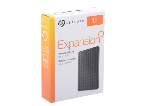 Внешний жесткий диск Seagate Expansion Portable Drive 1Tb Black (STEA1000400)