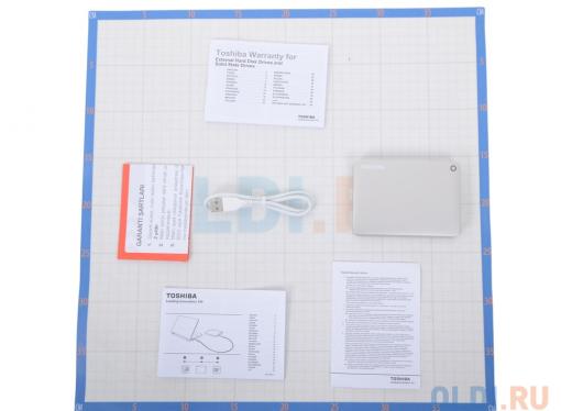 Внешний жесткий диск Toshiba Canvio Connect II 2Tb Silver (HDTC820EC3CA)