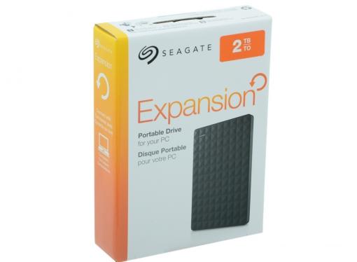 Внешний жесткий диск Seagate Expansion Portable Drive 2Tb Black (STEA2000400)