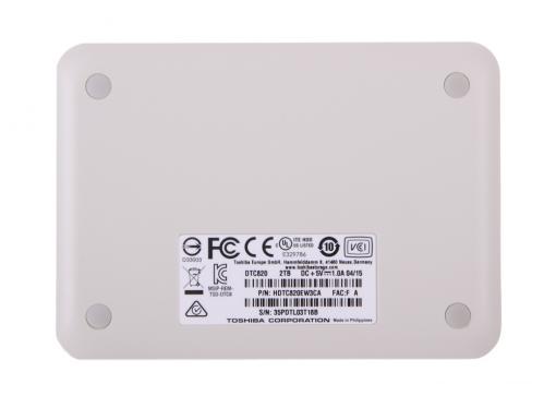 Внешний жесткий диск Toshiba Canvio Connect II 2Tb White (HDTC820EW3CA)