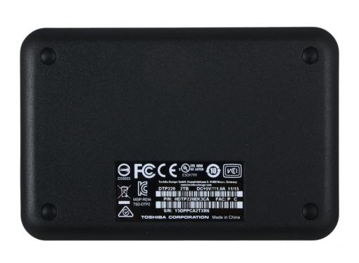 Внешний жесткий диск Toshiba Canvio Ready 2Tb Black (HDTP220EK3CA)