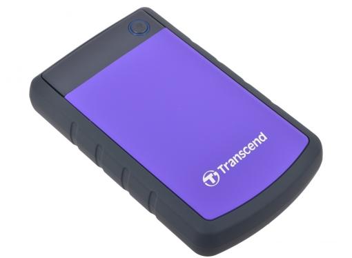 Внешний жесткий диск Transcend StoreJet 25H3P 2Tb Purple (TS2TSJ25H3P)