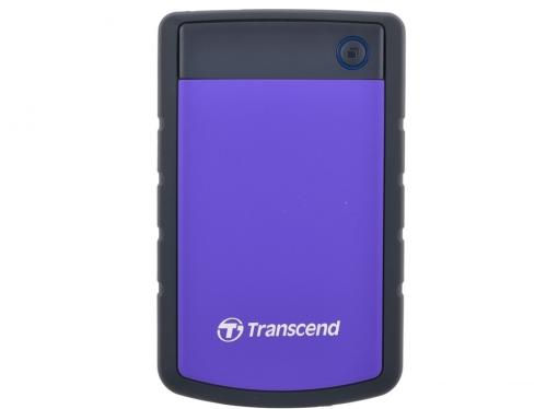 Внешний жесткий диск Transcend StoreJet 25H3P 2Tb Purple (TS2TSJ25H3P)