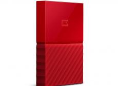 Внешний жесткий диск WD My Passport 1Tb Red (WDBBEX0010BRD-EEUE)