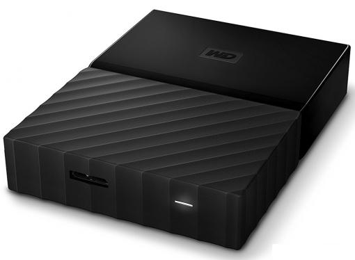 Внешний жесткий диск WD My Passport 3Tb Black (WDBUAX0030BBK-EEUE)