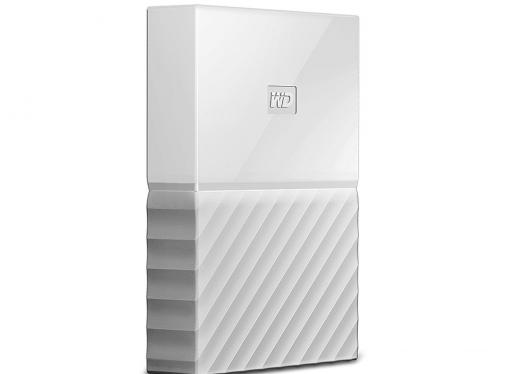 Внешний жесткий диск WD My Passport 4Tb White (WDBUAX0040BWT-EEUE)