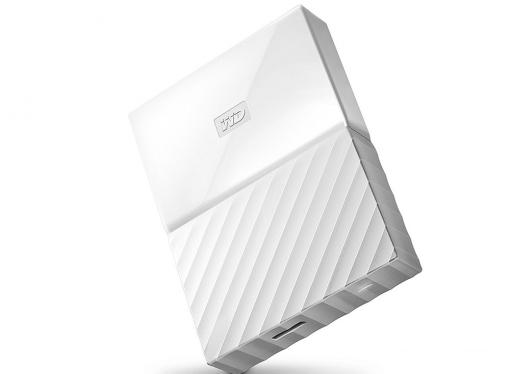 Внешний жесткий диск WD My Passport 4Tb White (WDBUAX0040BWT-EEUE)