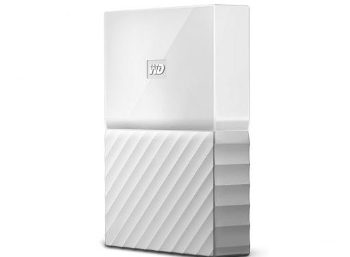 Внешний жесткий диск WD My Passport 4Tb White (WDBUAX0040BWT-EEUE)