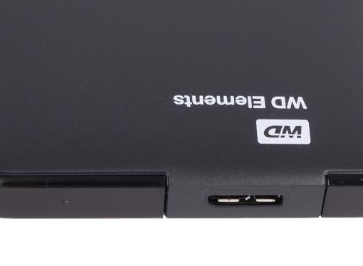 Внешний жесткий диск WD Elements Portable 500Gb Black (WDBUZG5000ABK-WESN)